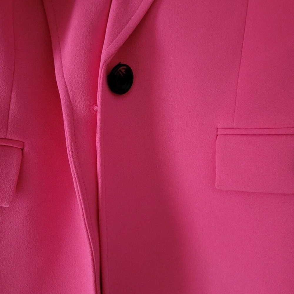 Black label by Evan Picone Pink Blazer Structured Suit Jacket - Picture 5 of 6
